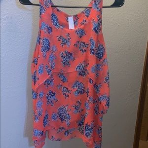 Floral tank top